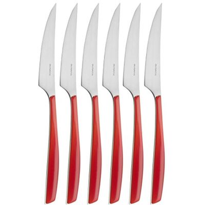 CASA BUGATTI - Set van 6 fruitmessen - Glamour model - Geschenkdoos met venster CASA BUGATTI - Set van 6 fruitmessen - Glamour model - Geschenkdoos met venster