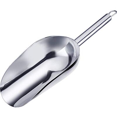 Westmark Afweeg-/voederschep, inhoud: 400 ml (ca. 500 g meel), roestvrij staal, Halia, zilver, 91062270 Westmark Afweeg-/voederschep, inhoud: 400 ml (ca. 500 g meel), roestvrij staal, Halia, zilver, 91062270