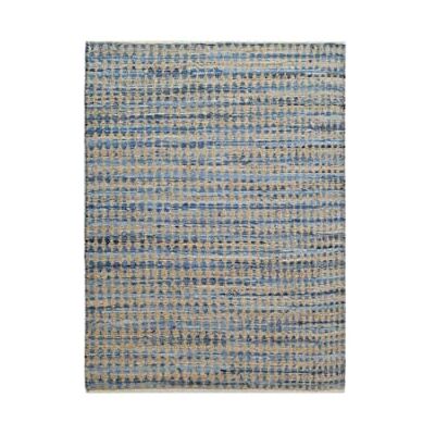 Bakero Handgeweven Vloerkleed Chicago jute Blauw - Vloerkleed Bakero Handgeweven Vloerkleed Chicago jute Blauw - Vloerkleed