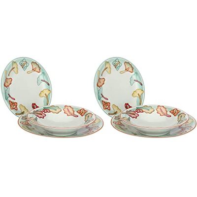 THUN Amazon Limited Edition 2022 set porseleinen borden, zes platte borden, soepborden en dessertborden van porselein THUN Amazon Limited Edition 2022 set porseleinen borden, zes platte borden, soepborden en dessertborden van porselein