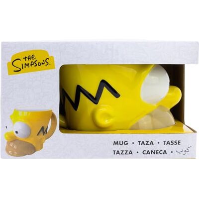 Homer Simpson 3D Keramische Mok 440ml Groot - Mok Homer Simpson 3D Keramische Mok 440ml Groot - Mok