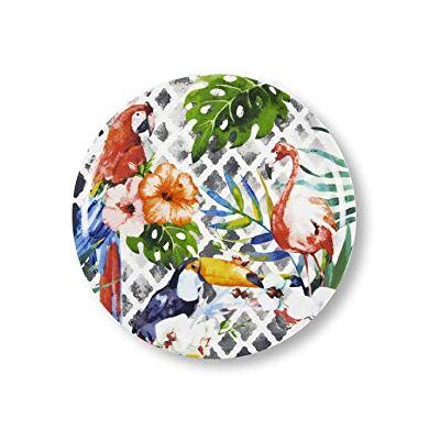 Excelsa Tropical Pizza Borden - Multicolor Excelsa Tropical Pizza Borden - Multicolor