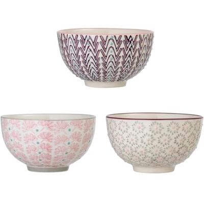 Bloomingville Maya Snackkommen Set van 3 - Serveerkommen Bloomingville Maya Snackkommen Set van 3 - Serveerkommen