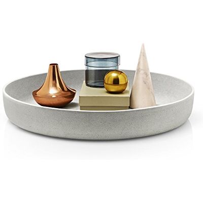 blomus Decoratieve Schaal 65446 Decoschaal M, Steen, Beton, 50 x 50 x 8.5 cm blomus Decoratieve Schaal 65446 Decoschaal M, Steen, Beton, 50 x 50 x 8.5 cm