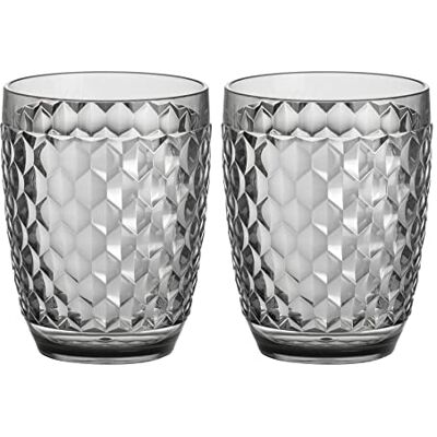 BRUNNER 0830230N.C25 Set waterglas Coralux, elegante bootglazen, camping en outdoor, V 35 Cl, transparant, krasbestendig BRUNNER 0830230N.C25 Set waterglas Coralux, elegante bootglazen, camping en outdoor, V 35 Cl, transparant, krasbestendig