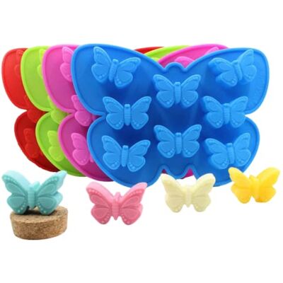 Kemolpo IJsblokjesvormen, ijsblokjesvorm, ijsblokjesvorm van silicone, vlinders, ijsblokjes, box, ijsblokjes, siliconen vormen, whiskyvierkante ijsblokjesmaker, ijsblokjesmaker, 8 per schaal (willekeurige Kemolpo IJsblokjesvormen, ijsblokjesvorm, ijsblokjesvorm van silicone, vlinders, ijsblokjes, box, ijsblokjes, siliconen vormen, whiskyvierkante ijsblokjesmaker, ijsblokjesmaker, 8 per schaal (willekeurige