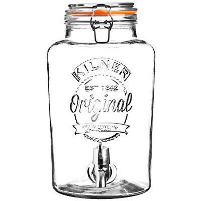 Kilner ronde drankdispenser met kraantje 5L Kilner ronde drankdispenser met kraantje 5L