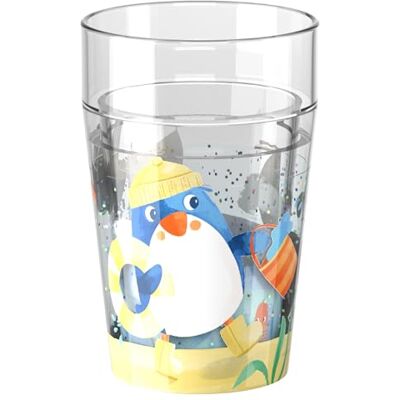 HABA Glitterbeker Pinguïn, kinderbeker met fonkelend glittereffect, perfect voor water, sap en thee, praktisch voor kleine handen – 2012447001 HABA Glitterbeker Pinguïn, kinderbeker met fonkelend glittereffect, perfect voor water, sap en thee, praktisch voor kleine handen – 2012447001