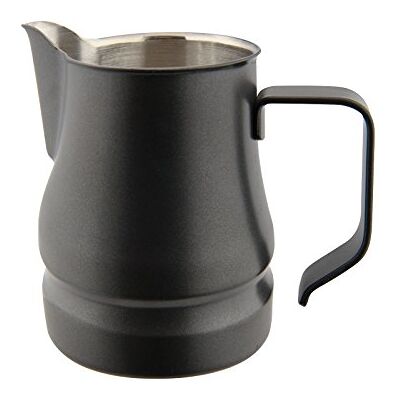 Ilsa Evolution Melkkannetje voor cappuccino en latte art, roestvrij staal 18/10, grijs, 6 kopjes, inhoud 50 cl Ilsa Evolution Melkkannetje voor cappuccino en latte art, roestvrij staal 18/10, grijs, 6 kopjes, inhoud 50 cl
