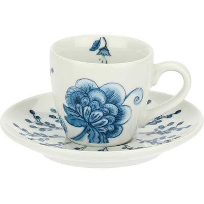ROSE&TULIPANI ONIRIA Set van 6 Koffiekoppen met Schotels - Koffiekoppen ROSE&TULIPANI ONIRIA Set van 6 Koffiekoppen met Schotels - Koffiekoppen