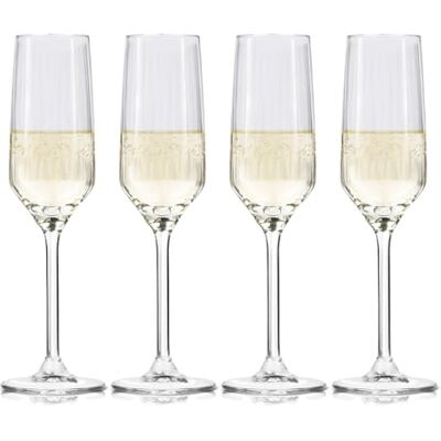 alpina Champagneglazen 22cl Champagne Glazen Set 4 stuks ook Geschikt als Cava en Prosecco Glazen Champagneflutes Vaatwasserbestendige Glazenset alpina Champagneglazen 22cl Champagne Glazen Set 4 stuks ook Geschikt als Cava en Prosecco Glazen Champagneflutes Vaatwasserbestendige Glazenset