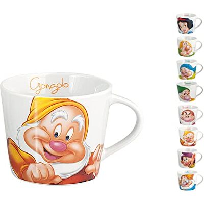 HOME Disney Nani Set van 12 koffiekopjes, porselein, 100 cc HOME Disney Nani Set van 12 koffiekopjes, porselein, 100 cc