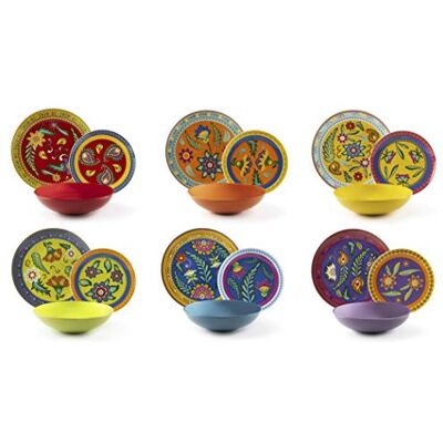 Excelsa Gipsy Soul 18 Borden - Servieset Excelsa Gipsy Soul 18 Borden - Servieset