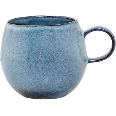 Bloomingville Mok Sandrine, blauw, keramiek Bloomingville Mok Sandrine, blauw, keramiek
