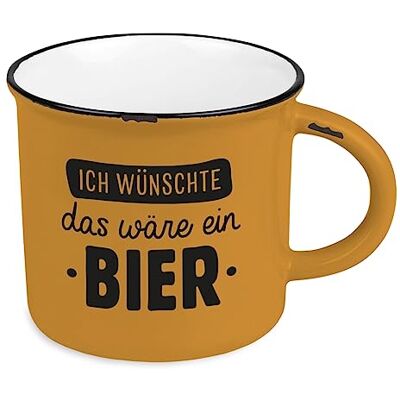 Grafik Werkstatt Koffiemok vintage keramische mok om cadeau te geven 400 ml Ich wunte das wäre ein Bier Grafik Werkstatt Koffiemok vintage keramische mok om cadeau te geven 400 ml Ich wunte das wäre ein Bier