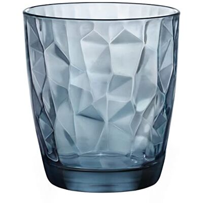 Bormioli Rocco Glazen beker, blauw, 390 ml, 1 eenheid (verpakking van 1) Bormioli Rocco Glazen beker, blauw, 390 ml, 1 eenheid (verpakking van 1)