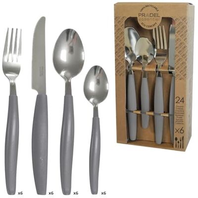 Amefa Pure bestekset, 24-delig, grijs Amefa Pure bestekset, 24-delig, grijs