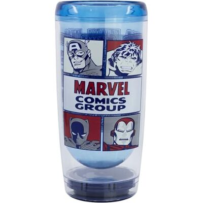 Stor Marvel Dubbelwandige kunststof beker, kantelbeveiliging, 625 ml Stor Marvel Dubbelwandige kunststof beker, kantelbeveiliging, 625 ml