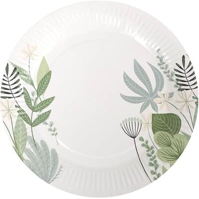 Algon Wegwerpborden, 23 cm, robuust en milieuvriendelijk, ideaal voor feestjes, evenementen en vergaderingen, 8 stuks Algon Wegwerpborden, 23 cm, robuust en milieuvriendelijk, ideaal voor feestjes, evenementen en vergaderingen, 8 stuks