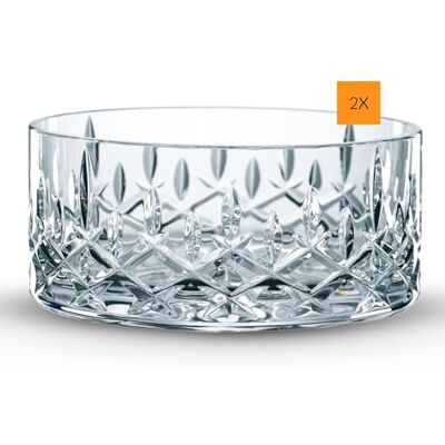 Nachtmann Spiegelau & schalen, 2-delige set, kristalglas, 11 cm, 0096060-0,transparant Nachtmann Spiegelau & schalen, 2-delige set, kristalglas, 11 cm, 0096060-0,transparant