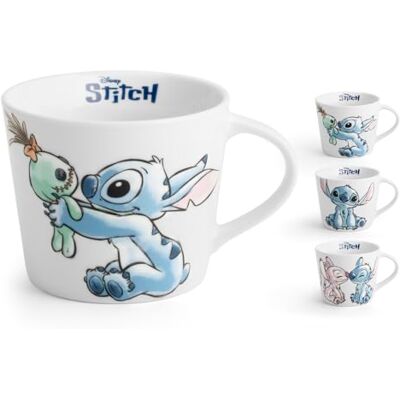HOME -Stitch Sketch Set 6 Jumbo-kopjes Ontbijtkopjes Stitch porselein versierd 40 cl HOME -Stitch Sketch Set 6 Jumbo-kopjes Ontbijtkopjes Stitch porselein versierd 40 cl