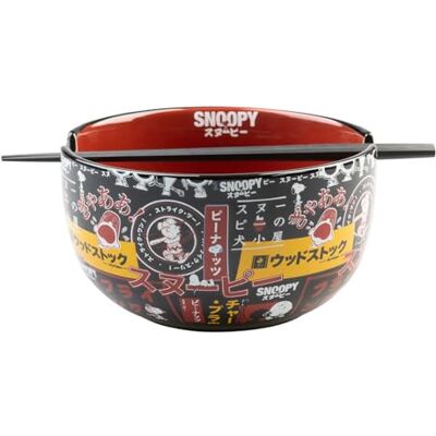 Grupo Erik Ramen Bowl Set With Chopsticks Snoopy Gifts For Dog Lovers 31.7 oz 900 ml, 6.3 x 3.5 inches 16 x 19 cm Noodle Bowl With Chopsticks Grupo Erik Ramen Bowl Set With Chopsticks Snoopy Gifts For Dog Lovers 31.7 oz 900 ml, 6.3 x 3.5 inches 16 x 19 cm Noodle Bowl With Chopsticks