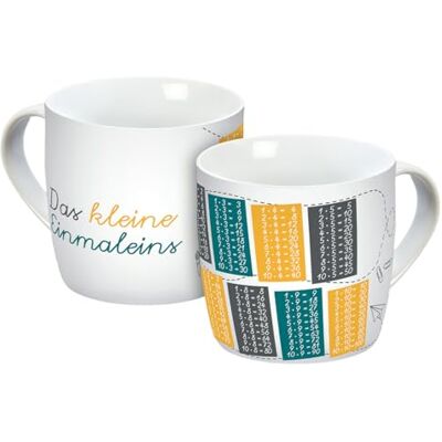 Gedalabels Mok Klein 1x1-V2 300ml, porseleinen mok, koffiemok, kinderbeker, school, rekenen, wiskunde, eenmalige eenheid, porselein, Gedalabels Mok Klein 1x1-V2 300ml, porseleinen mok, koffiemok, kinderbeker, school, rekenen, wiskunde, eenmalige eenheid, porselein,