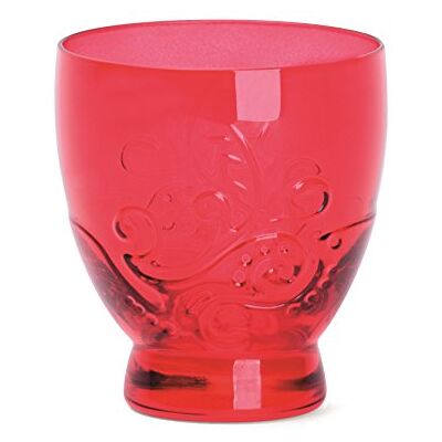 Excelsa Santa Cruz beker cl 30, glas, rood, 8,5 x 8,5 x 9,5 cm Excelsa Santa Cruz beker cl 30, glas, rood, 8,5 x 8,5 x 9,5 cm