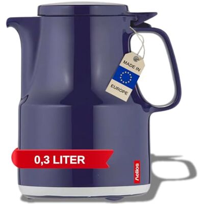 Helios Thermoboy kunststof isoleerkan met klapdeksel 0,3 l blauw vaatwasmachinebestendig, donkerblauw Helios Thermoboy kunststof isoleerkan met klapdeksel 0,3 l blauw vaatwasmachinebestendig, donkerblauw