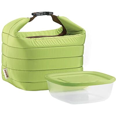 Guzzini On The Go, Koeltassenset Appelgroen, Tas 22 x 18 x h22 cm, Container 19,6 x 19,6 x h7 cm, 1400 cc 03295084 Guzzini On The Go, Koeltassenset Appelgroen, Tas 22 x 18 x h22 cm, Container 19,6 x 19,6 x h7 cm, 1400 cc 03295084