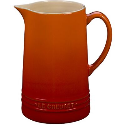 Le Creuset Schenkkan van aardewerk, 1,5 liter, 19,8 cm hoog, Ø 12,5 cm, vulkanisch Le Creuset Schenkkan van aardewerk, 1,5 liter, 19,8 cm hoog, Ø 12,5 cm, vulkanisch