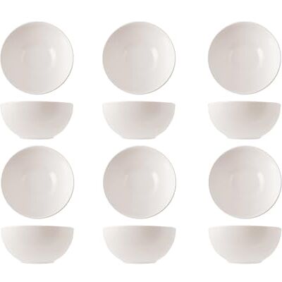 H&H Set 6 Ciotoline Porcellana Alumina Essence Cm16 H&H Set 6 Ciotoline Porcellana Alumina Essence Cm16