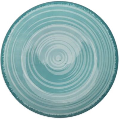 Tivoli Baita Acqua platte borden van porselein, diameter 27 cm, 6 stuks Tivoli Baita Acqua platte borden van porselein, diameter 27 cm, 6 stuks