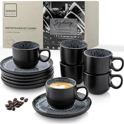 Sänger Sydney Koffiekopjes Set - Stedelijk Design - 80ml Sänger Sydney Koffiekopjes Set - Stedelijk Design - 80ml