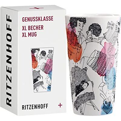 XL Mok Ritzenhoff - Stijlvolle Koffiebeker XL Mok Ritzenhoff - Stijlvolle Koffiebeker