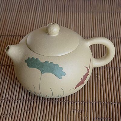 TEA SOUL Theepot op Kreta Yixing geel 200ml TEA SOUL Theepot op Kreta Yixing geel 200ml