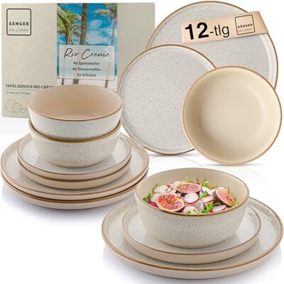Sänger Rio Creme Servies - Tafelset Sänger Rio Creme Servies - Tafelset