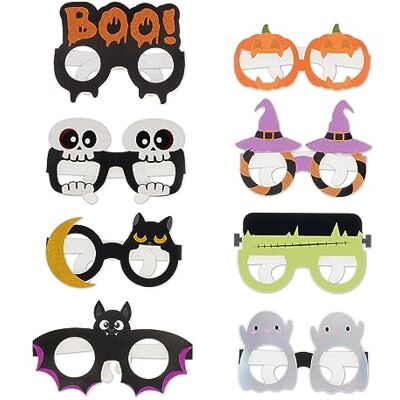 Legami - Set van 8 Papieren Brillen Halloween Legami - Set van 8 Papieren Brillen Halloween