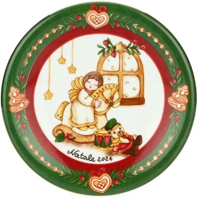 THUN Dessertbord Limited Edition 2024 van porselein Ø 19,3 cm Collectie Kerstverrassingen THUN Dessertbord Limited Edition 2024 van porselein Ø 19,3 cm Collectie Kerstverrassingen