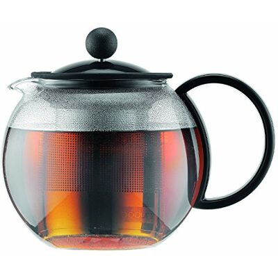 Bodum 1812-01 assam theemaker (French Press System, permanent roestvrijstalen filter), 0,5 liter zwart Bodum 1812-01 assam theemaker (French Press System, permanent roestvrijstalen filter), 0,5 liter zwart