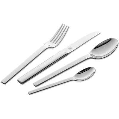ZWILLING 68-delige tafelbestekset, voor 12 personen, hoogwaardig roestvrij staal 18/10, mat, minimale serie ZWILLING 68-delige tafelbestekset, voor 12 personen, hoogwaardig roestvrij staal 18/10, mat, minimale serie