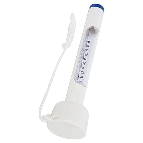 Oumefar Zwembadthermometer Gemakkelijk Af Te Lezen, Gemakkelijk Af Te Lezen Onbreekbaar ABS-kunststof Zwembadthermometer Snelle Aflezingen Eenvoudig Uiterlijk voor Aquaria/bubbelbaden