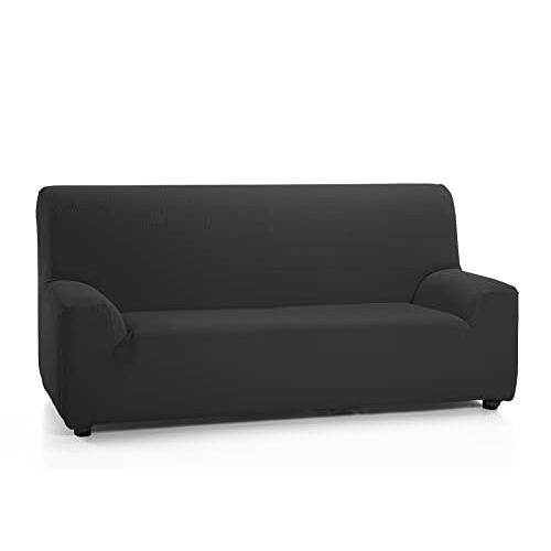 Martina Home Tunez, elastische bankovertrek, 2 zitplaatsen, 2 plaatsen (120-190 cm), zwart