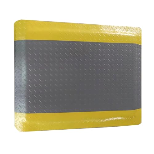 NURII Anti-vermoeidheid mat anti-vermoeidheid mat anti-vermoeidheid één stuk, waterdichte anti-vermoeidheid mat staand bureau, zware ergonomische anti-vermoeidheid mat staand bureau voor werkstation (kleur: