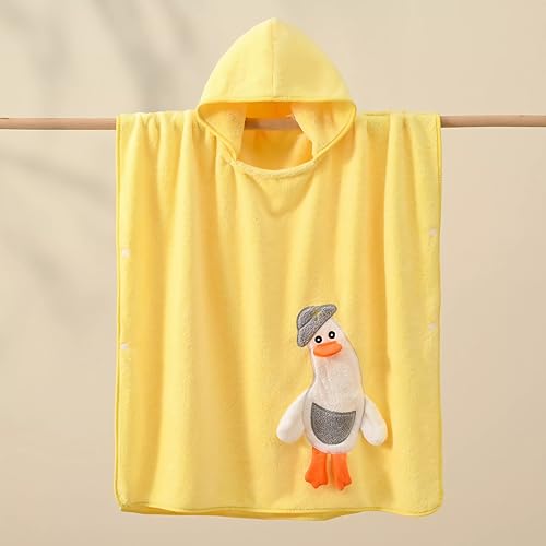 LOMTRATS 2024 Kids Hooded Badhanddoeken Microfiber Poncho Handdoeken Badhanddoeken Douche Handdoeken Meisjes Jongens Peuter Badjassen Kids Strand Handdoeken Zwembad Handdoeken