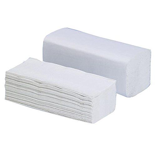 Papierhandtücher 5000 vouwhanddoeken papieren handdoeken 25x23 cm 1-laags natuur V-vouw