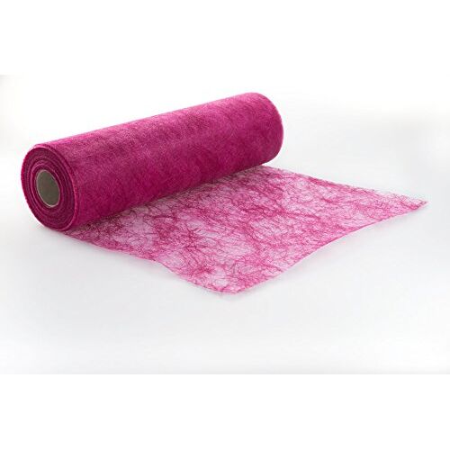 n.a. Sizoflor®, 25 m, originele tafelband, tafelloper, afm. 30 cm, kleur fuchsia