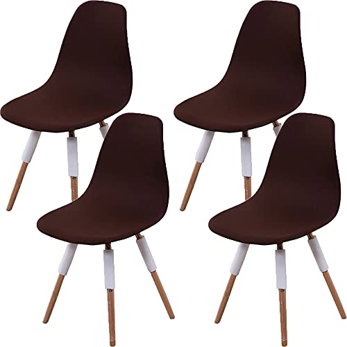 CHNSHOME Scandinavische stoelhoes, rekbaar, Scandinavische eetkamerstoelen, 4-delig, Scandinavische stoelhoezen, voor woonkamer, keuken