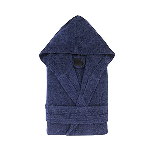 Top Towels Top Handdoek Unisex Badjas Douchebadjas voor Heren of Dames Badjas met Capuchon 100% Katoen 500g/m2 Badstof Badjas, S