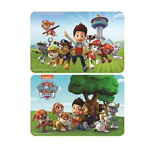 NEU Paw Patrol, tafelonderlegger, placemats, schilderonderlegger, deegonderlegger, eetonderlegger (meerkleurige set nr. 7), 2 stuks